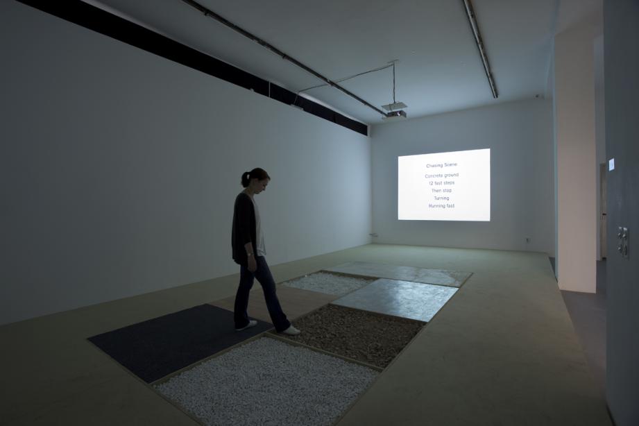 Ausstellungsansicht, Sonia Leimer, Series of successive istants (2011), Courtesy Galerie nächst St. Stephan Wien, Foto: Cem Yücetas
