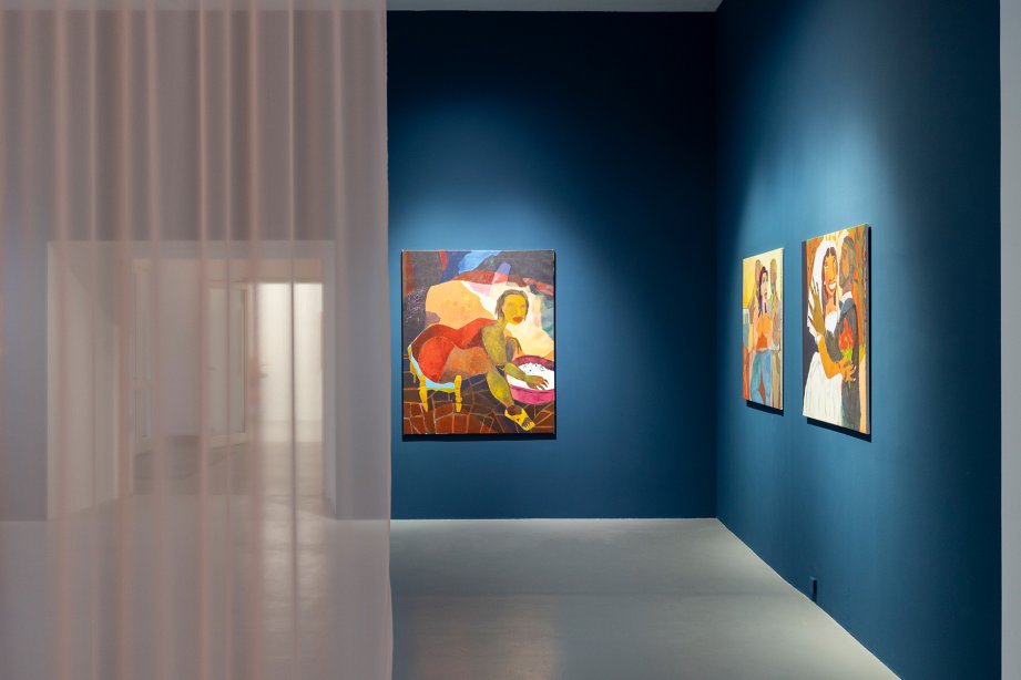 Amna Elhassan - Resonance of Absence, Ausstellungsansicht, 2025 © basis e.V., Foto: Nathalie Zimmermann