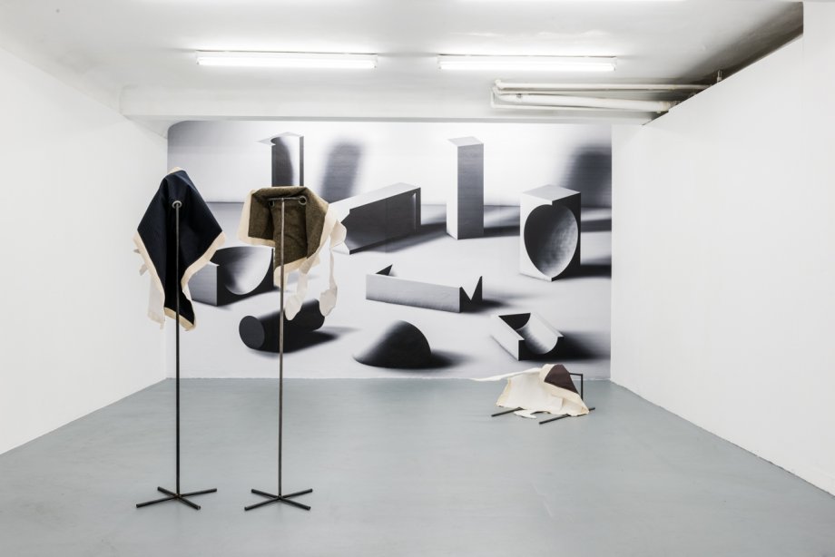 Installation View, Parfümiert mit Dynamit - Sommerschau der Studios, Sofia Duchovny und Timo Lenzen,basis 2015, Foto: Frithjof Kjer