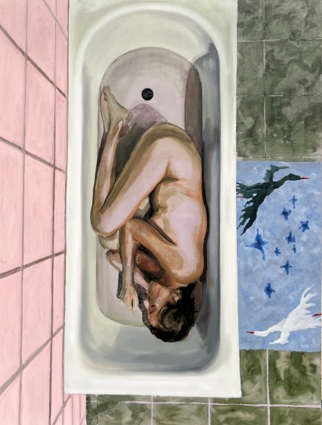 Villö Juhasz, Pod, 150x200 cm, oil on canvas, 2024, courtesy: the artist