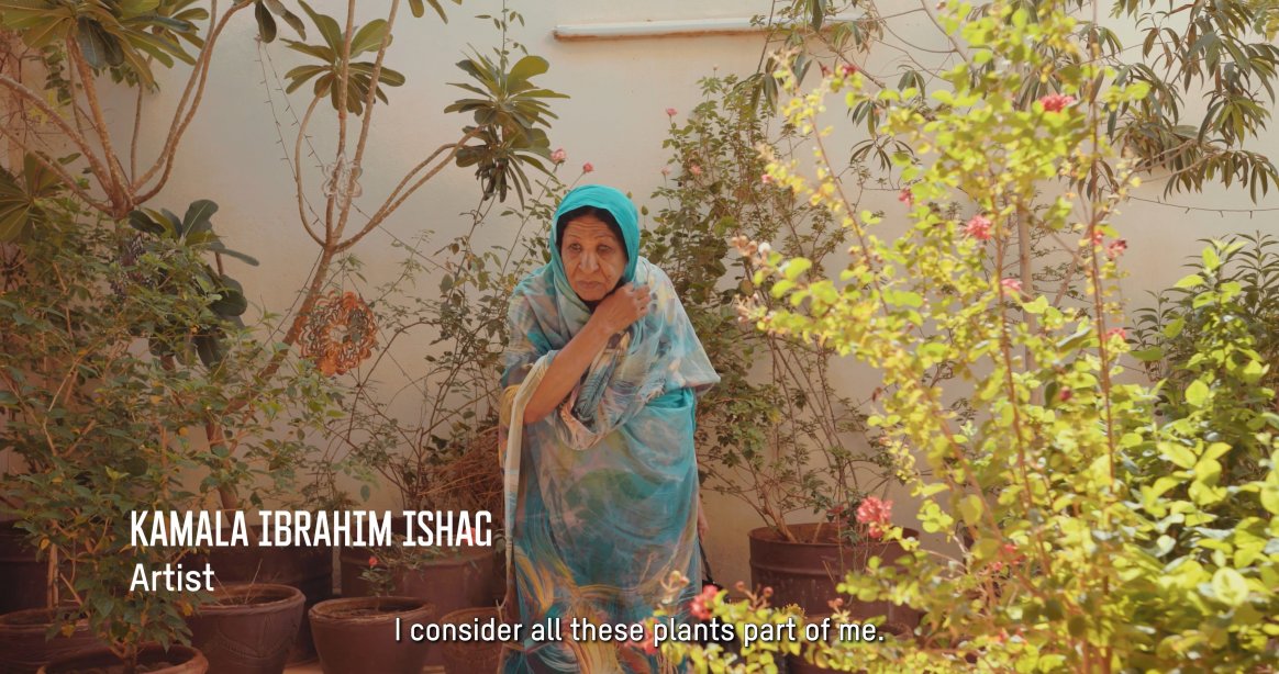 Screenshoot: „Kamala Ibrahim Ishaq: States of Oneness“ von Suzannah Mirghani