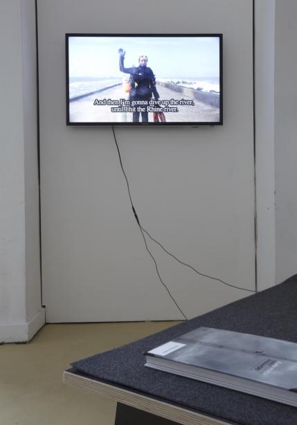 Ausstellungsansicht, on display: Klara Hobza, basis 2014 